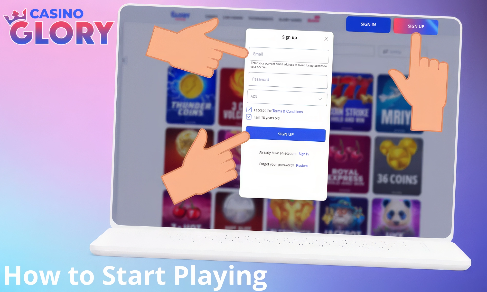 How to Start Playing Glory Casino: A Detailed Information